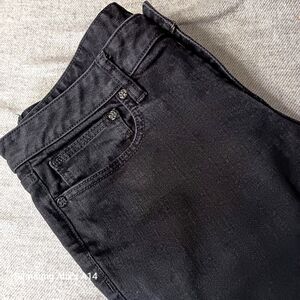 Tory Burch Super Skinny Black Cotton Jeans Size 31